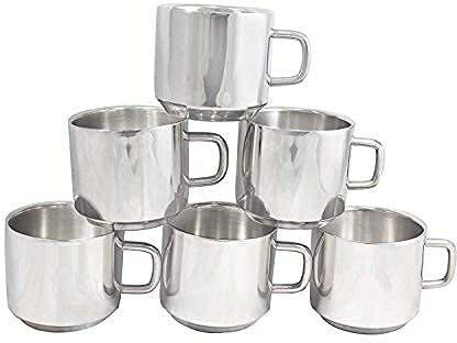 shreeji creation Pack of 6 Stainless Steel-picture-21