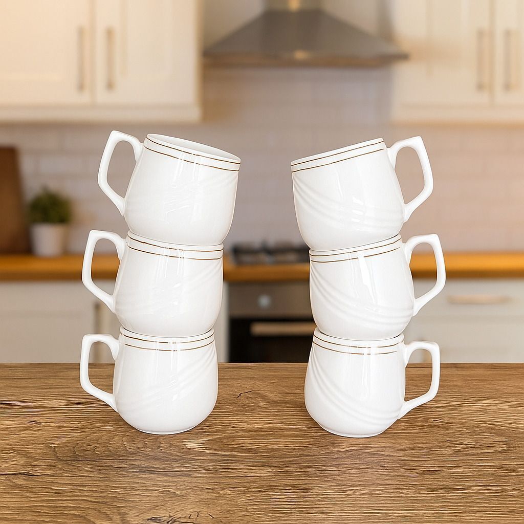 love unlimited Ceramic Tea Cups Set of 6 | Coffee Mugs for Home Office, perfect for gifting-picture-27