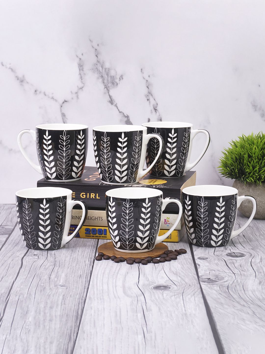 upc Pack of 6 Bone China Set of 6 Coffee Mugs New Modern Design Fine Bone Ceramics Tableware, Premium Light Tea/Coffee Cups (Set of 6 Mugs in a Box)-picture-10