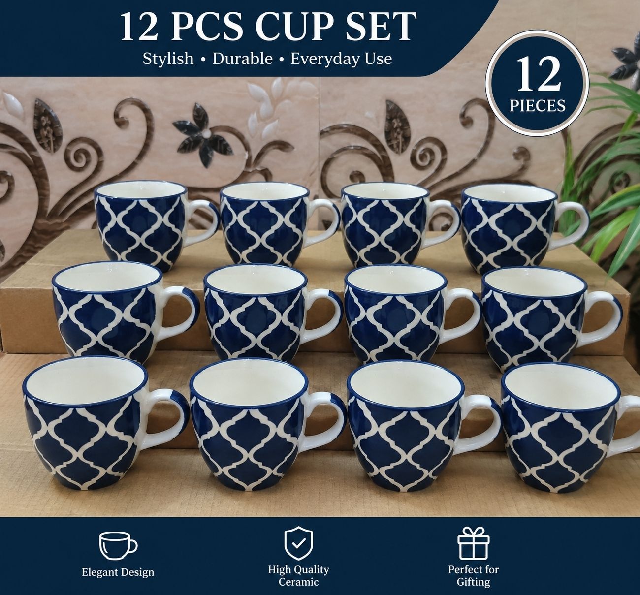 buddha caremic Pack of 12 Ceramic-picture-21