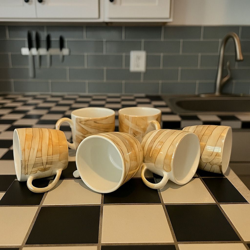 love unlimited Pack of 6 Ceramic Tea Cups Set of 6 | Coffee Mugs for Home Office, perfect for gifting-picture-16