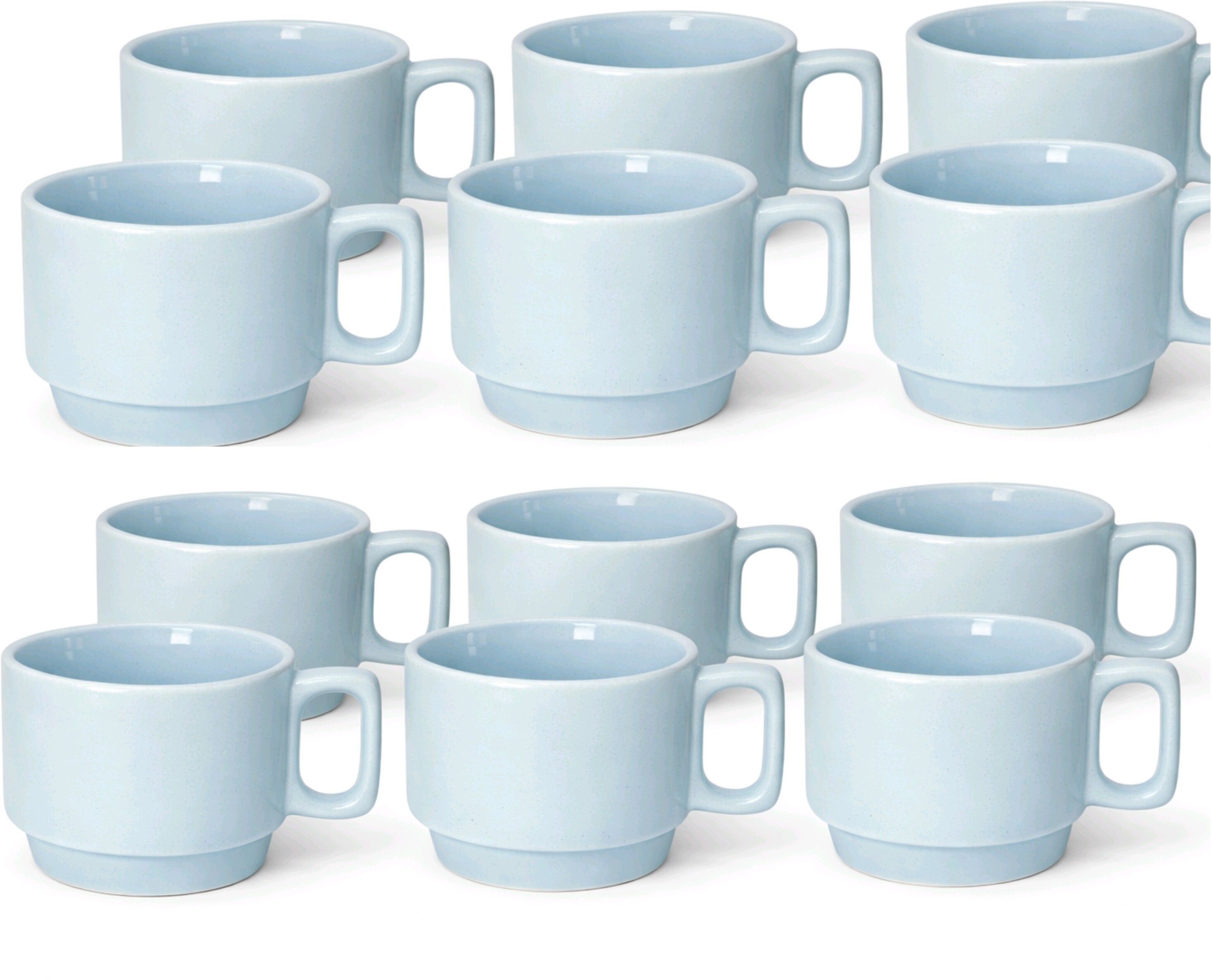 shaaheeghar Pack of 12 Ceramic Premium Ceramic Tea & Coffee Cups Set of 12 |-picture-13