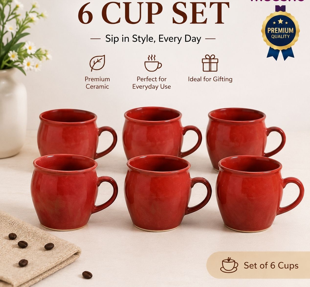 shailendra Pack of 6 Ceramic-picture-36