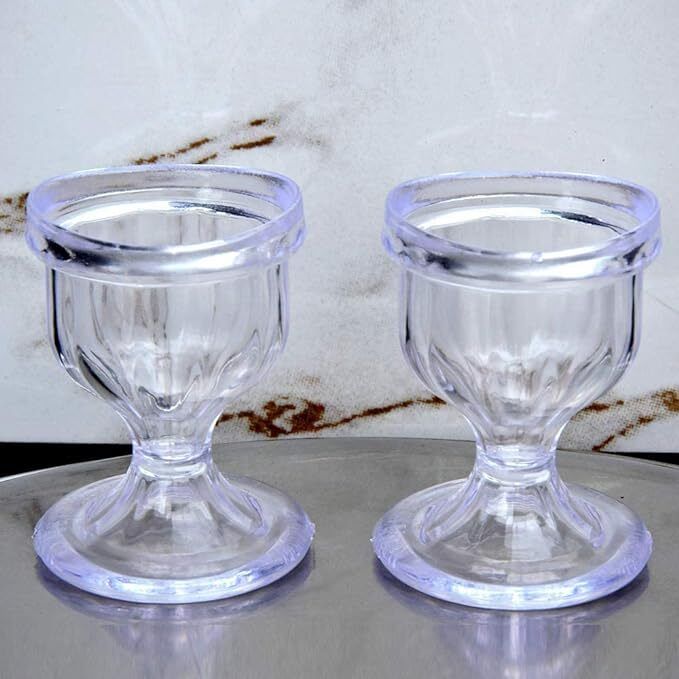 witsoul Pack of 2 Plastic Eye Wash Cups for Effective Eye Cleansing - Eye Shaped Rim,(TRANSPARENT)-picture-21