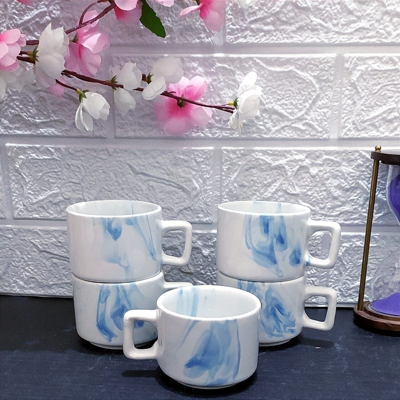 aav world Pack of 1 Ceramic SUPER ADORABLE HOTEL BLUE PLAIN l-picture-30