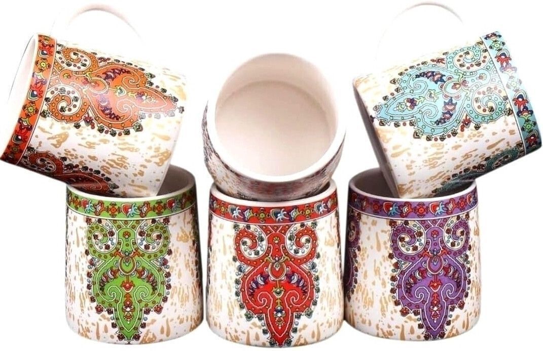 Ceramic MULTI CERAMIC BELL SHAPE DESIGN 6 PIECES SET-image-38