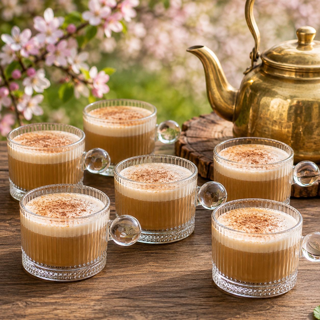 Pack of 6 Glass Premium Round Handle Tea Cups for Kitchen-image-7