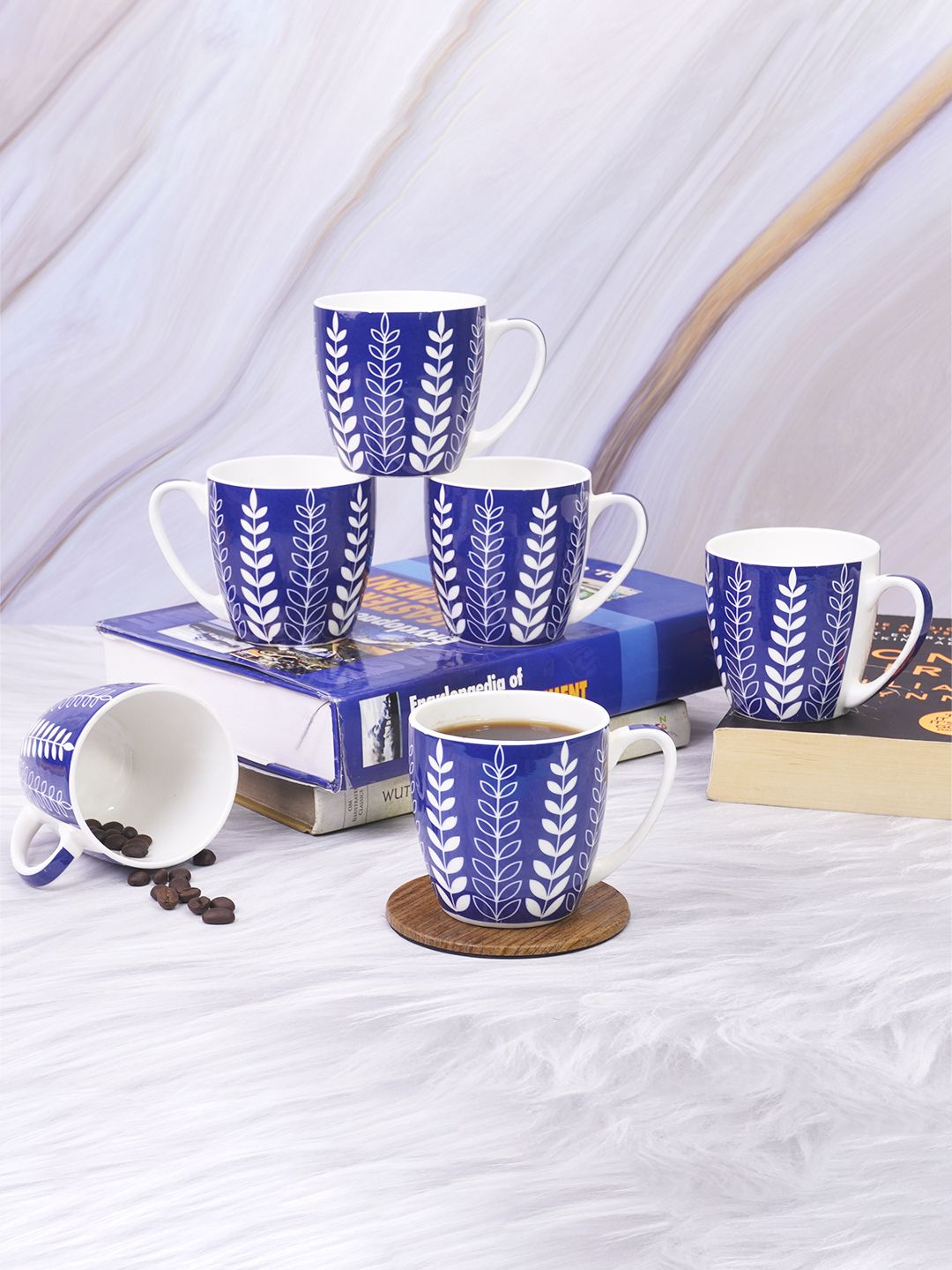 upc Pack of 6 Bone China Set of 6 Coffee Mugs New Modern Design Fine Bone Ceramics Tableware, Premium Light Tea/Coffee Cups (Set of 6 Mugs in a Box)-picture-19