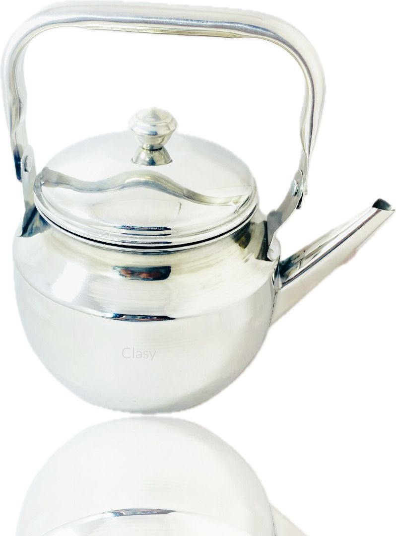 Tea Kettle Mirror Polish 100% Stainless Steel 1 Ltr Tea Urn