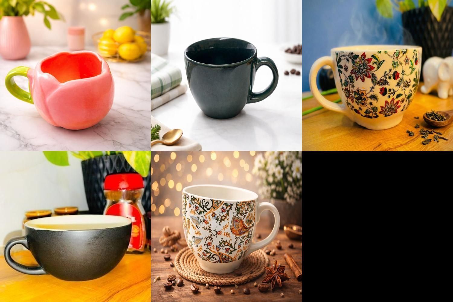 shyam Pack of 5 Ceramic pack of 5cup_set_multicolour_ceramic-591-picture-8