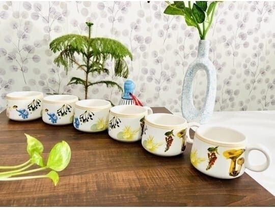 aav world Ceramic NATURE CERAMIC CUP (6 CUP SET)-picture-14