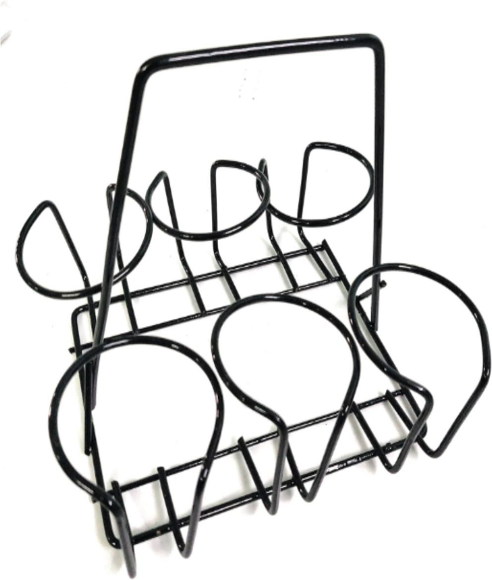 90 degree Pack of 1 Steel Cutting Tea Glass Stand Holder with Handle for Delivery Chai Tapri Tea Stand-picture-28