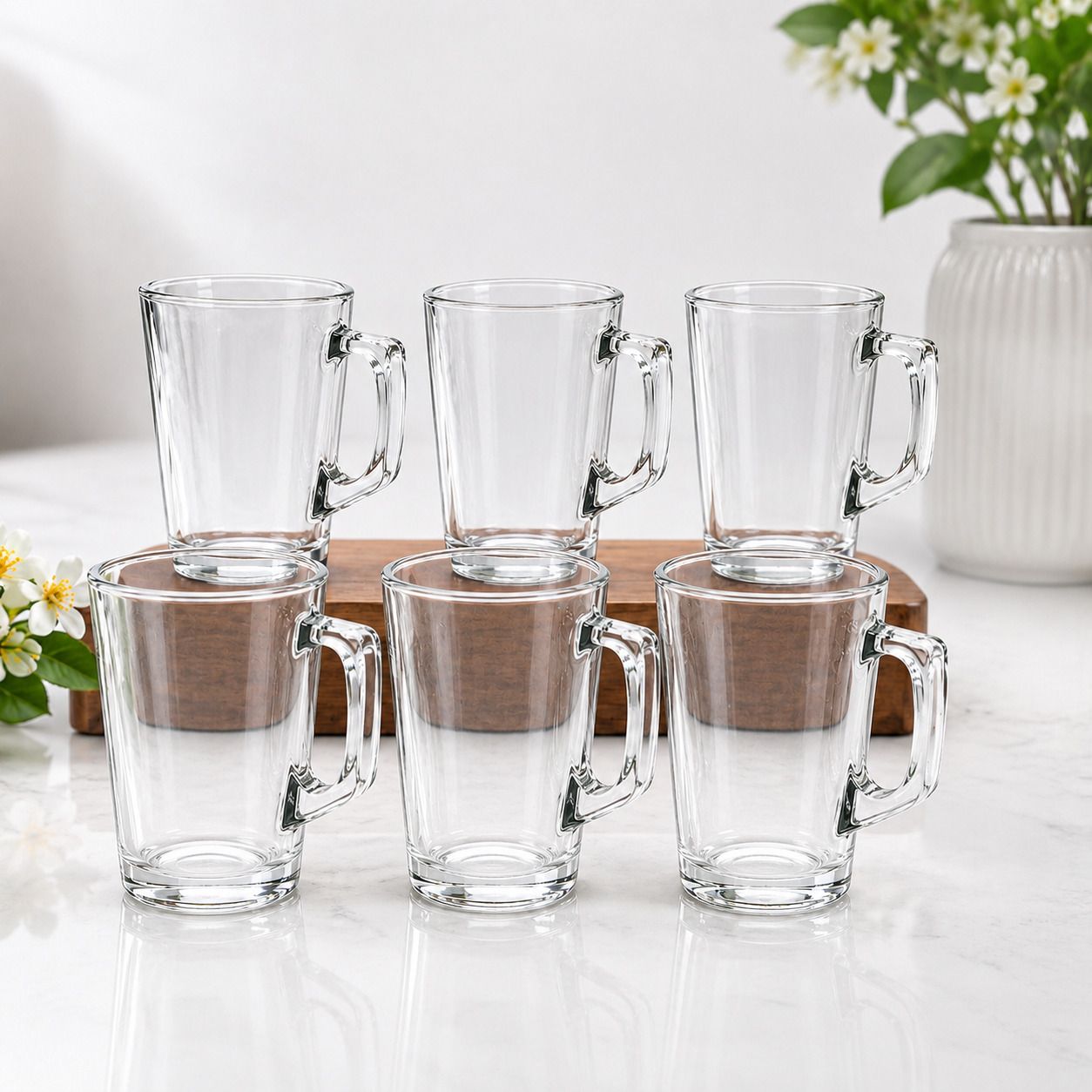 sipfetch Pack of 6 Glass Premium Glass Tea Cup Set of 6-picture-46