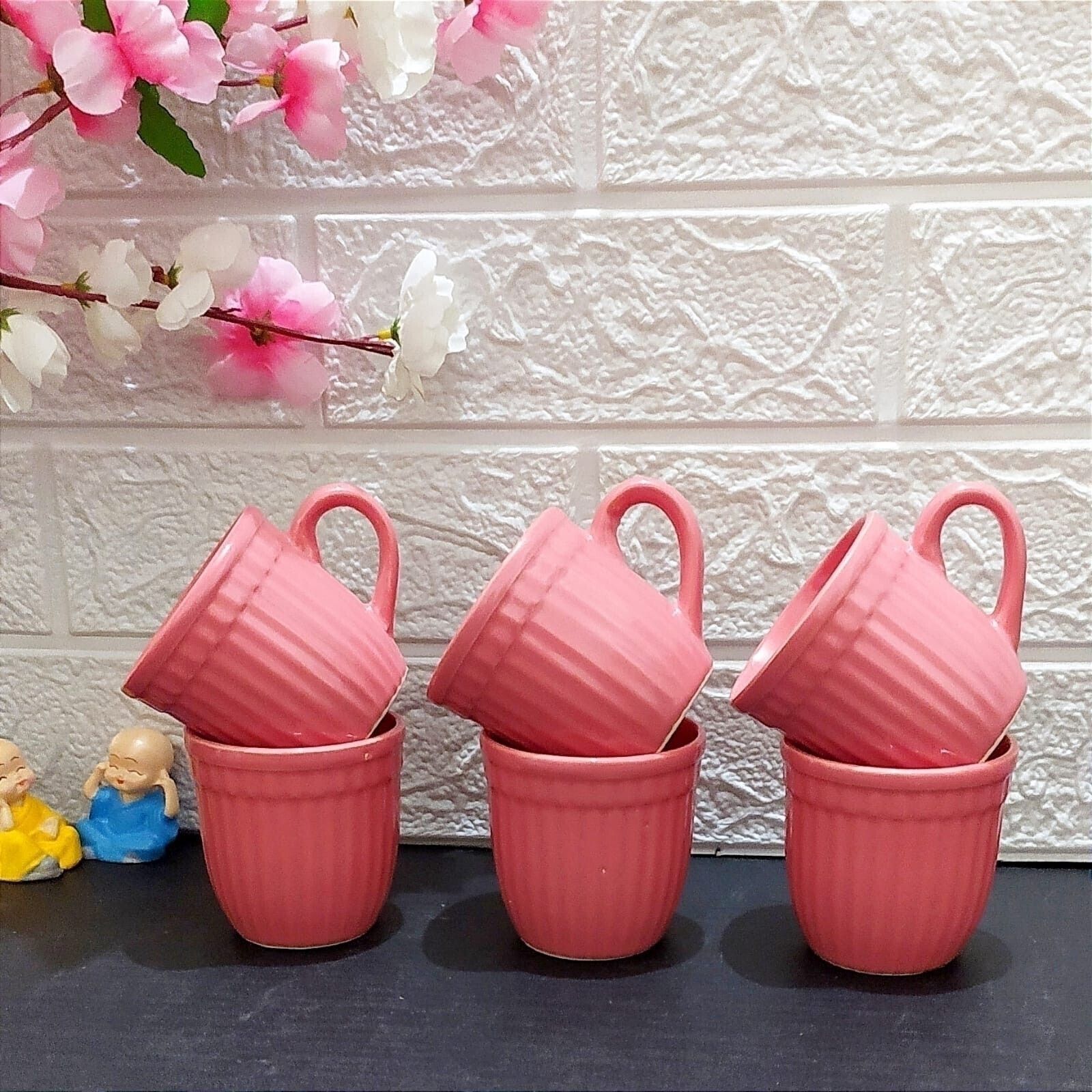 Ceramic BLOSSOM PINK BEAUTIFUL TEA CUP-image-5