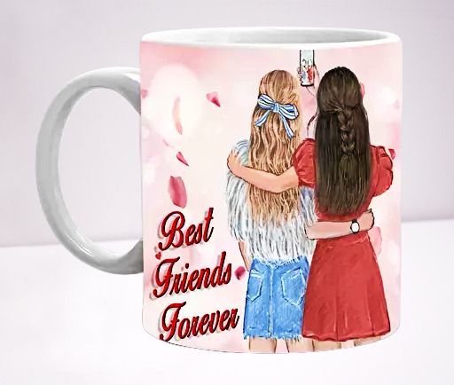 hm point Pack of 1 Ceramic Best Friends Coffee Mug, Gift for Your Friend/Girl Friend/Lover etc. 330ml-picture-10