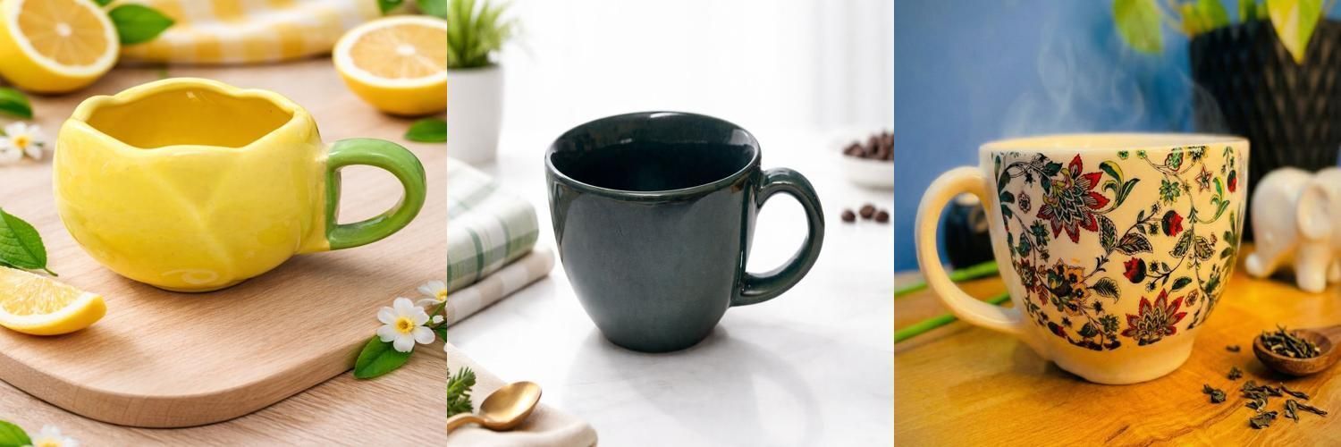 the sanaatan store Pack of 3 Ceramic pack of 3cup_set_multicolour_ceramic-858-picture-11