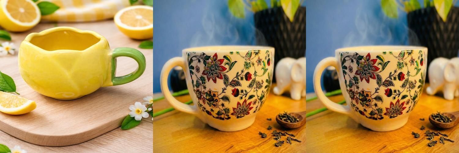 riyanshi enterprises Pack of 3 Ceramic pack of 3cup_set_multicolour_ceramic-898-picture-13
