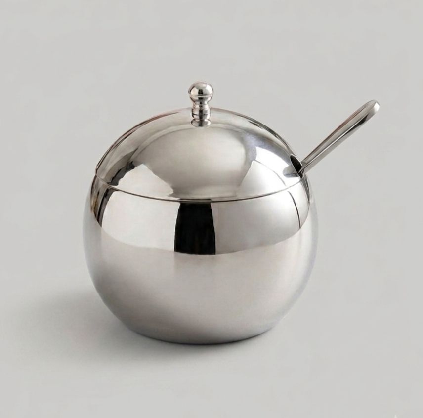 kamboj kitchen Pack of 1 Steel Ghee pot-picture-37
