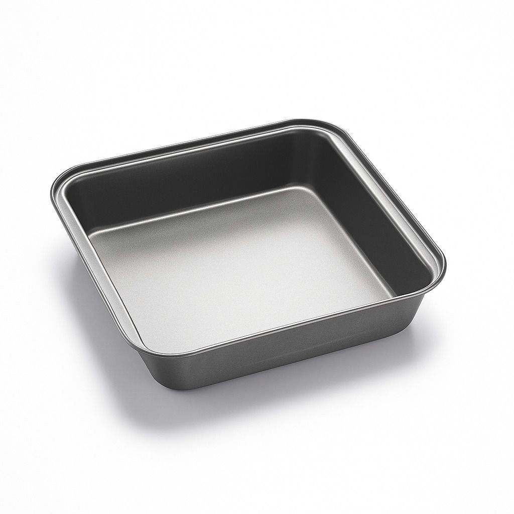 Non-stick Square Cake Tin carbon steel cake pan perfect for all cake styles-23CM Cupcake Maker