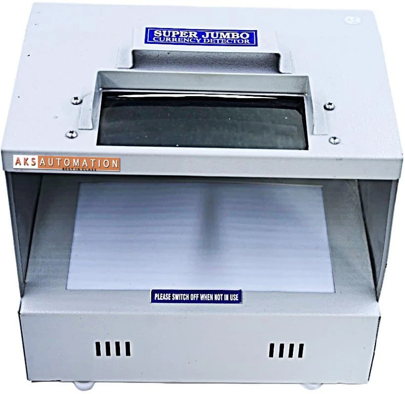 INGENRIC AKS Super Jumbo Fake Note Detector Machine Handheld Counterfeit Currency Detector image 1