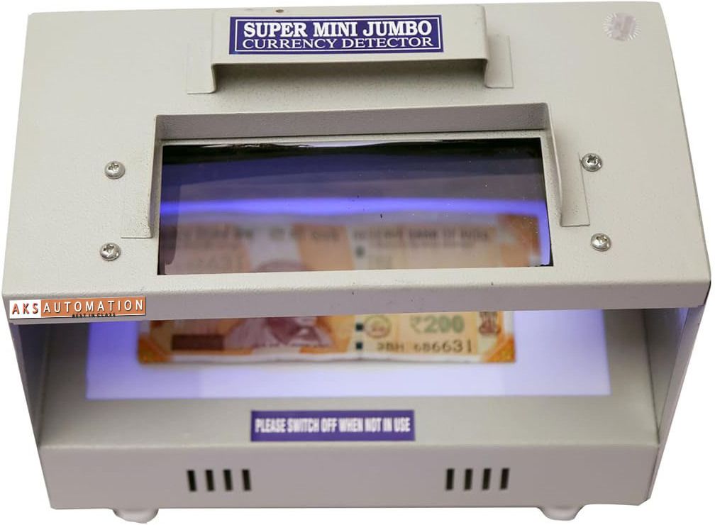 INGENRIC AKS Super Mini Jumbo Manual Fake Note Detector UV & MG Chacker Machine Handheld Counterfeit Currency Detector