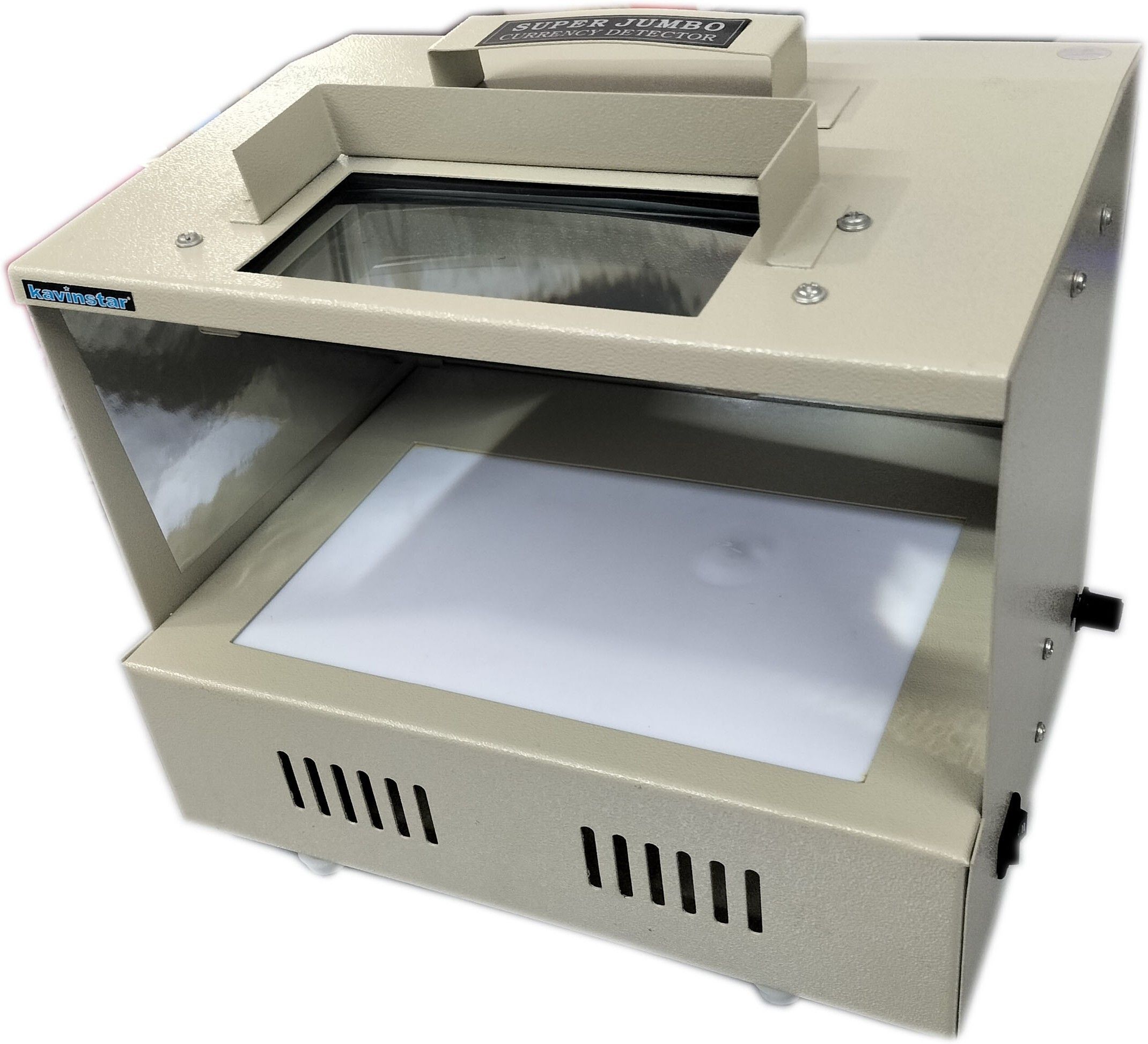 kavinstar Single Note/Cheque/Passport Detector with Magnifying Glass, UV LAMP Countertop Counterfeit Currency Detector