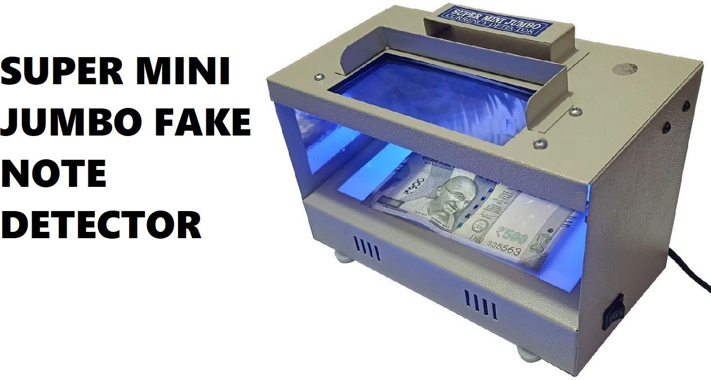 DRMS STORE Mini jumbo Fake note Detector With UV and Magnifying Glass Handheld Currency Detector-image-20