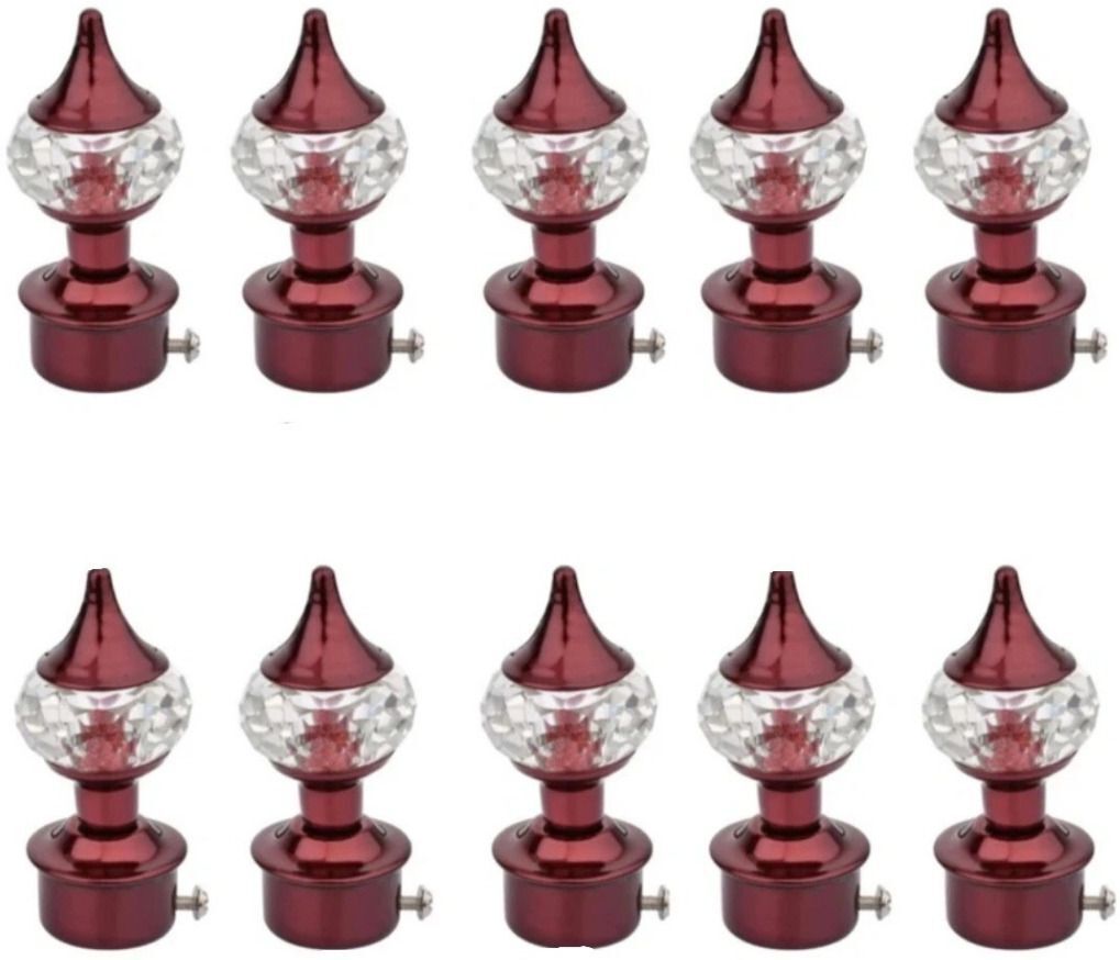 worldson Maroon Curtain Knobs, Curtain Knobs, Curtain Hooks, Curtain Rods-picture-38