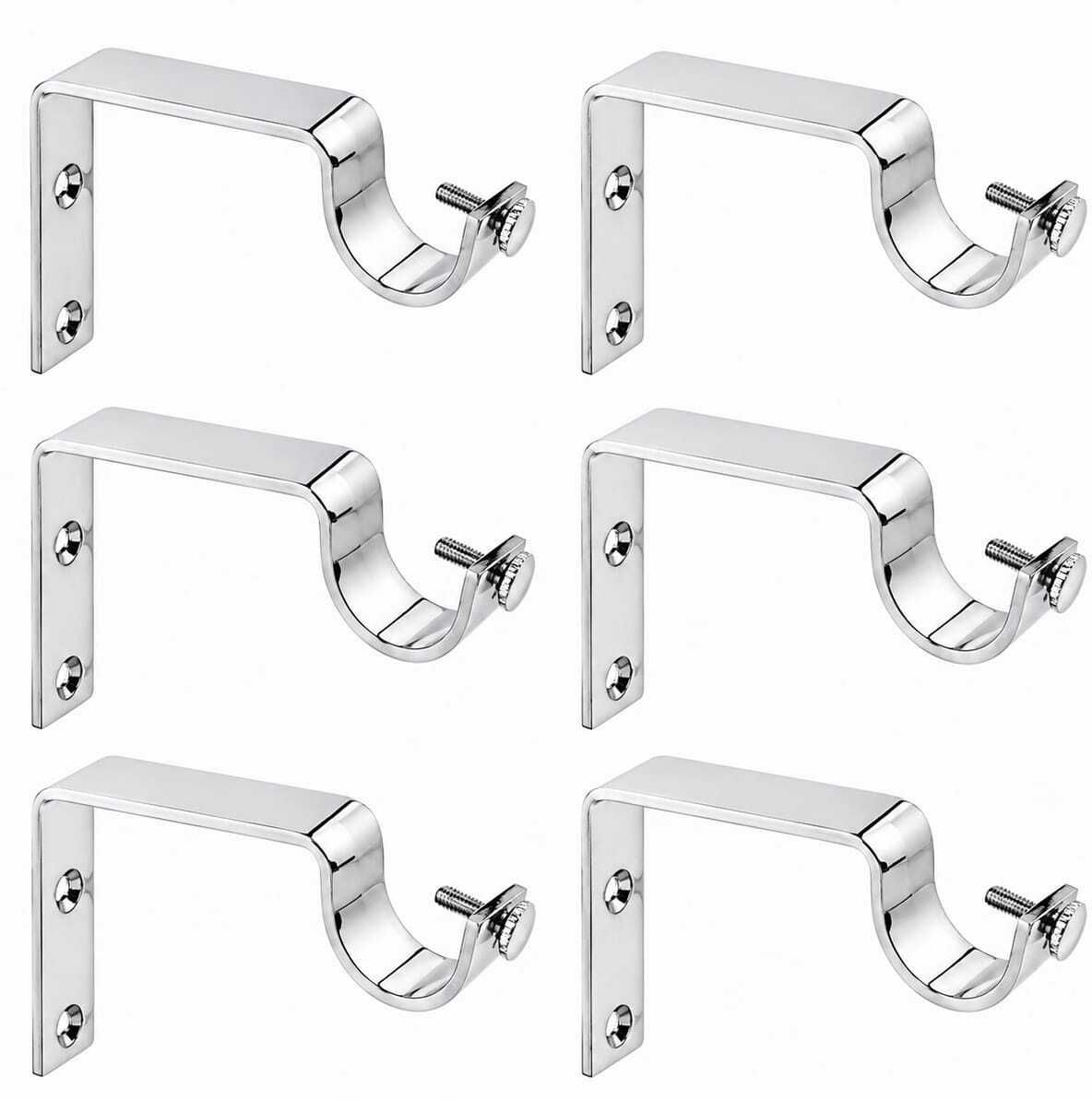 mntl Silver Rod Rail Bracket Metal-picture-38