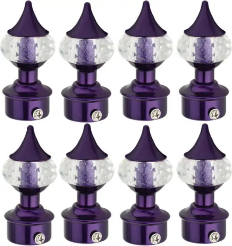 worldson Purple Curtain Knobs Metal-picture-39