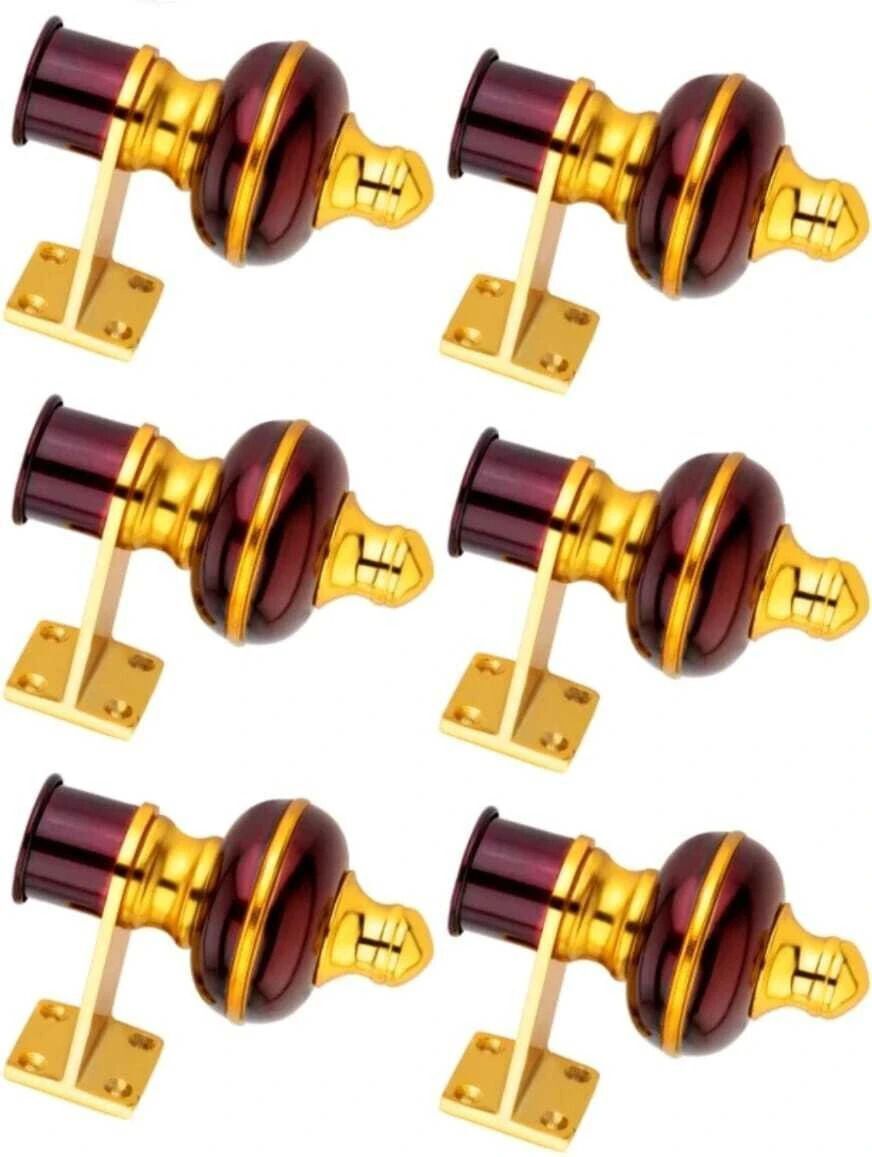 worldson Maroon Rod Rail Bracket Metal-picture-26