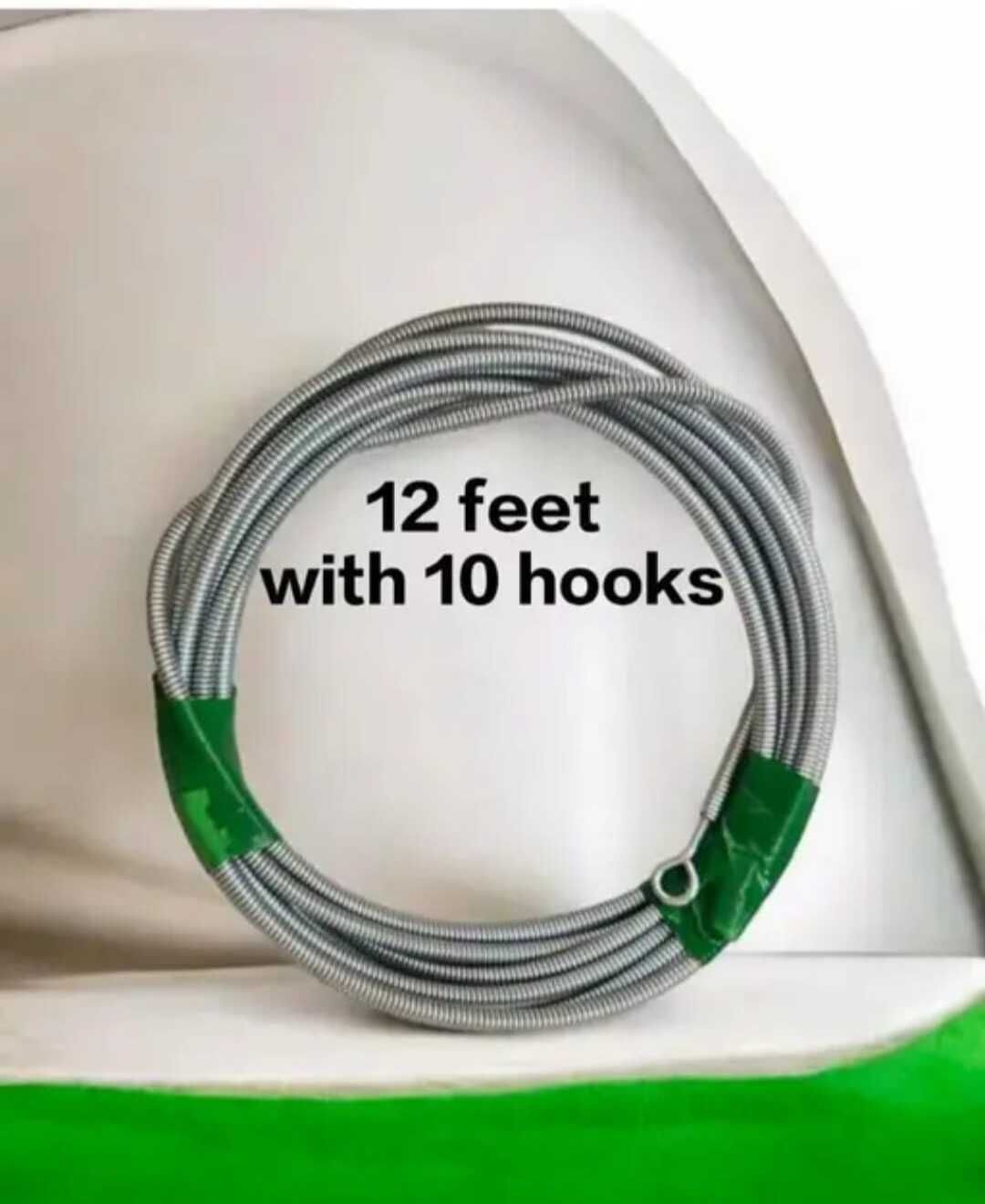 Silver Cord Pull, Curtain Hooks Metal-image-0