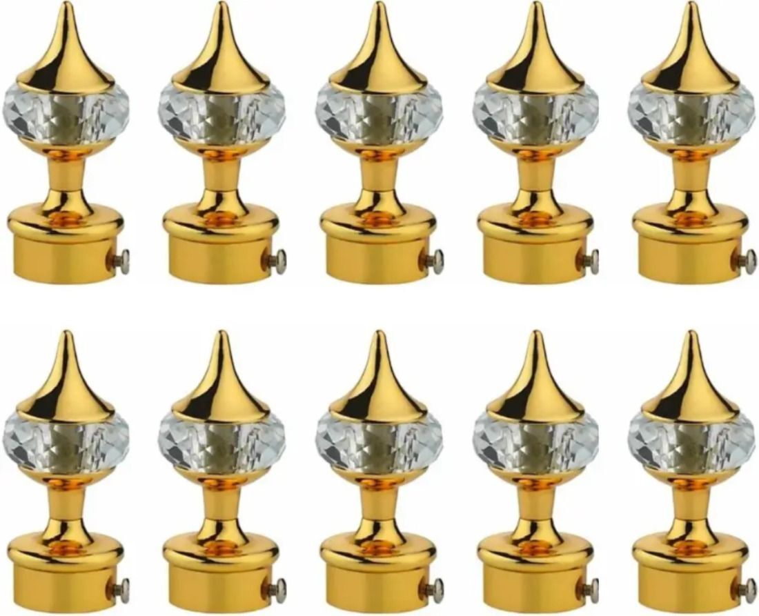 Gold Curtain Knobs, Curtain Rings, Curtain Hooks, Curtain Rods Metal-image-20