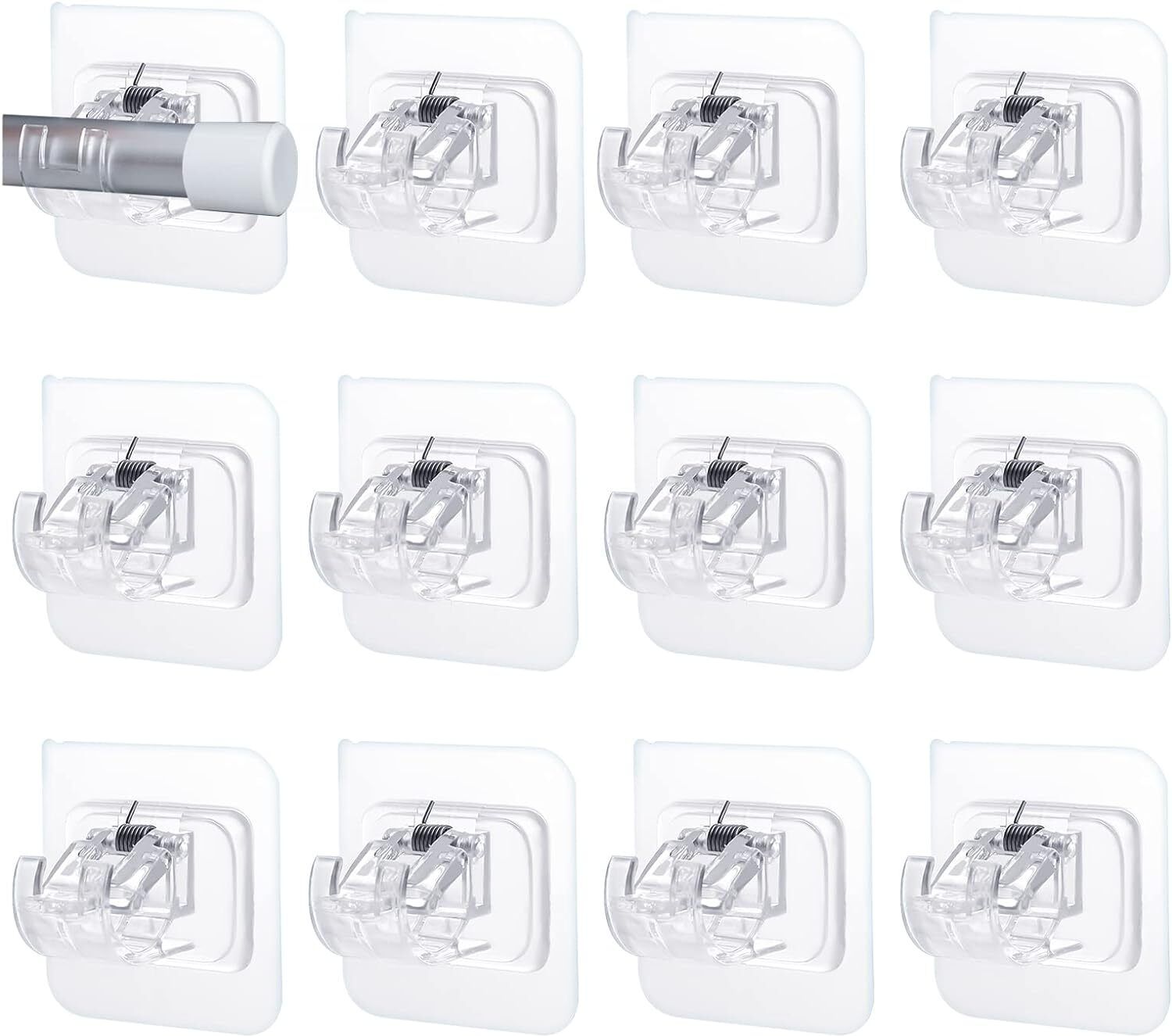 White Curtain Hooks-image-3