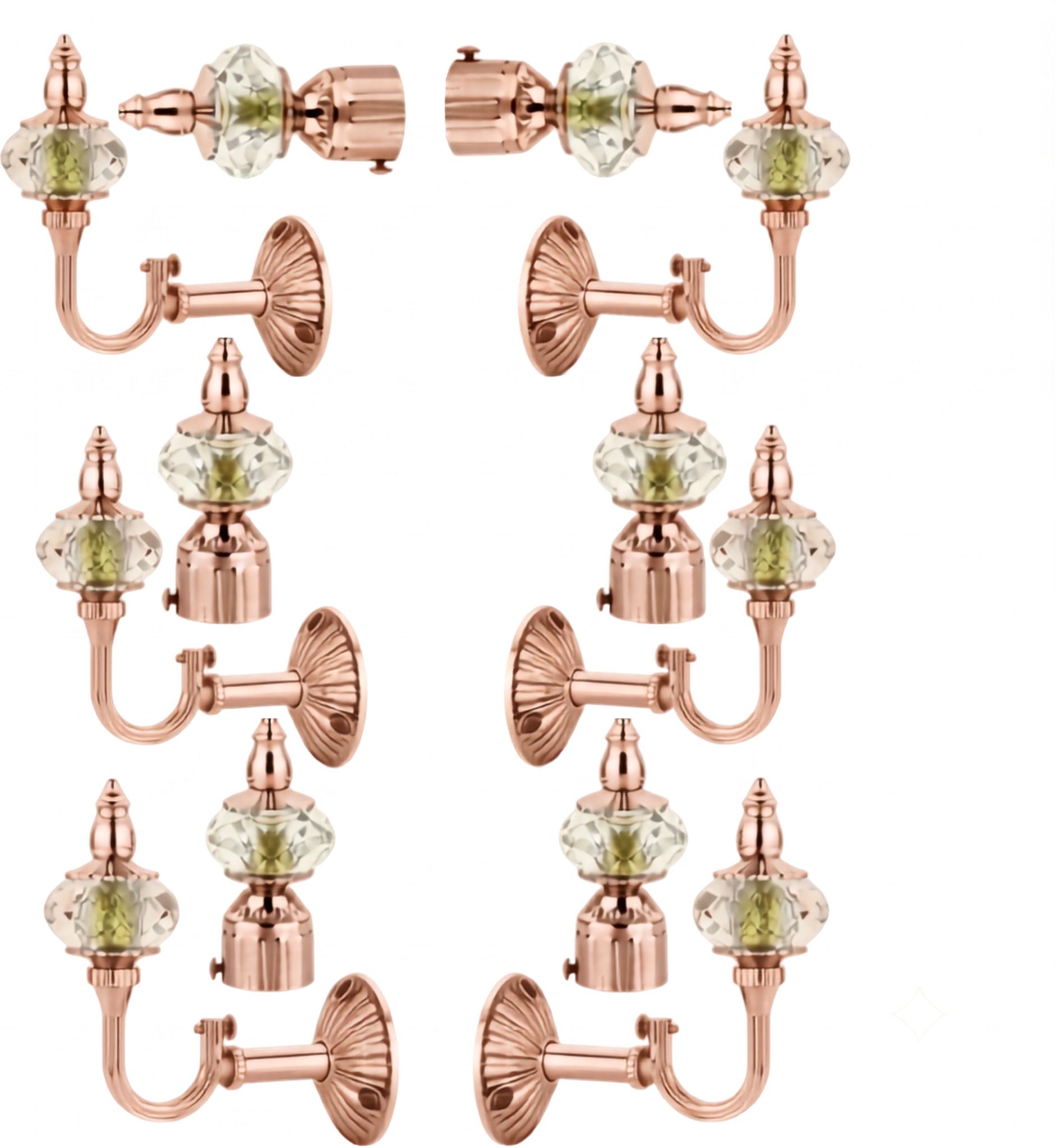 elitepicks Gold Curtain Rings Metal-picture-22