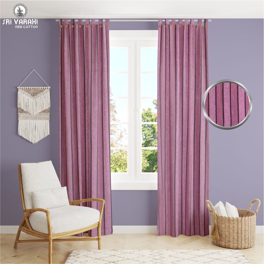 sri varahi new cotton CM_44 Curtain Fabric-picture-14