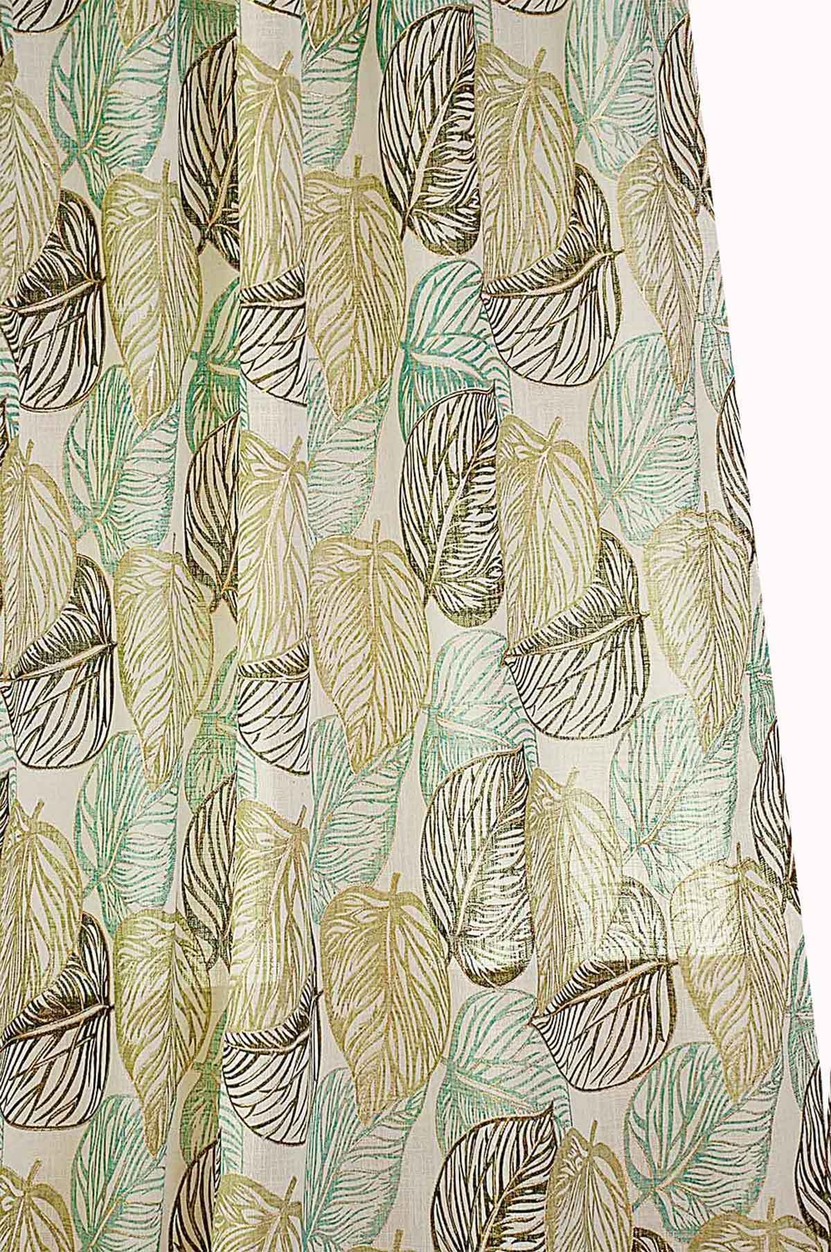 ubh POLY-LEAVES-FAB Curtain Fabric-picture-15