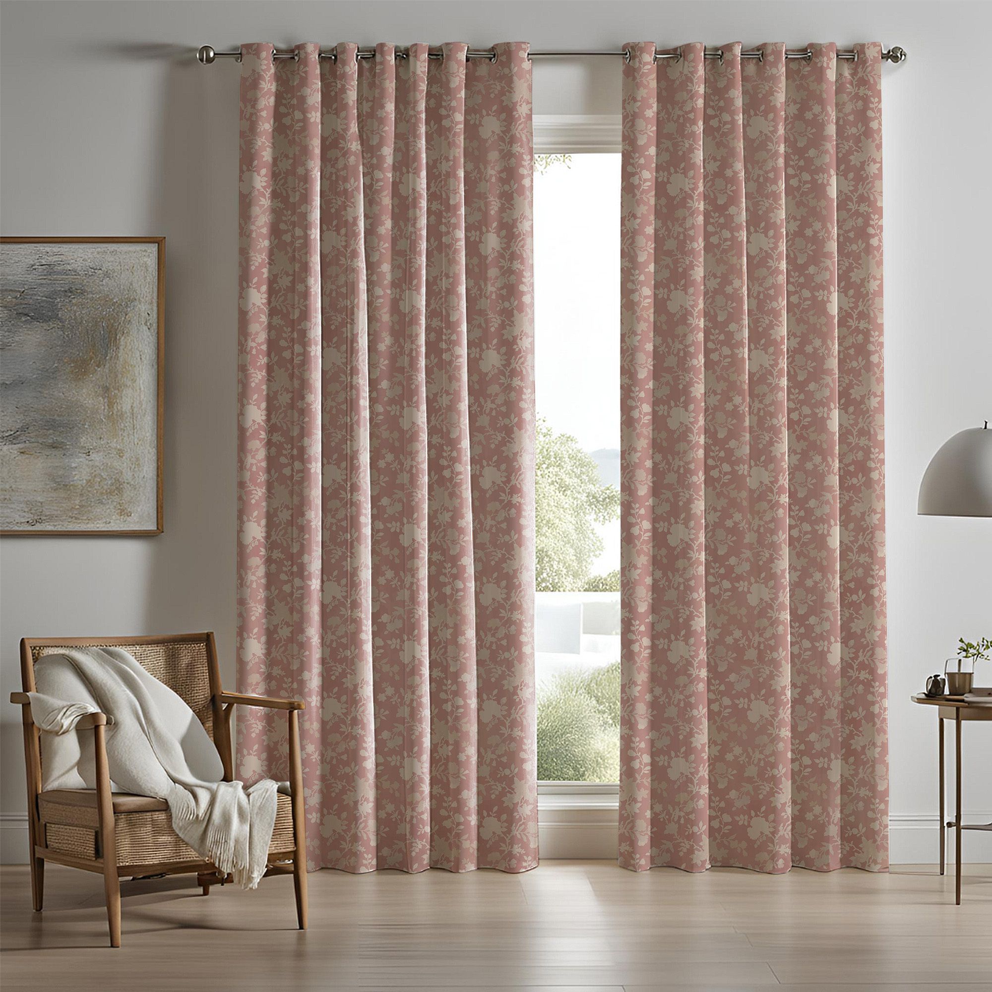 shades amore SA - Rosewood bloom curtain Curtain Fabric-picture-30