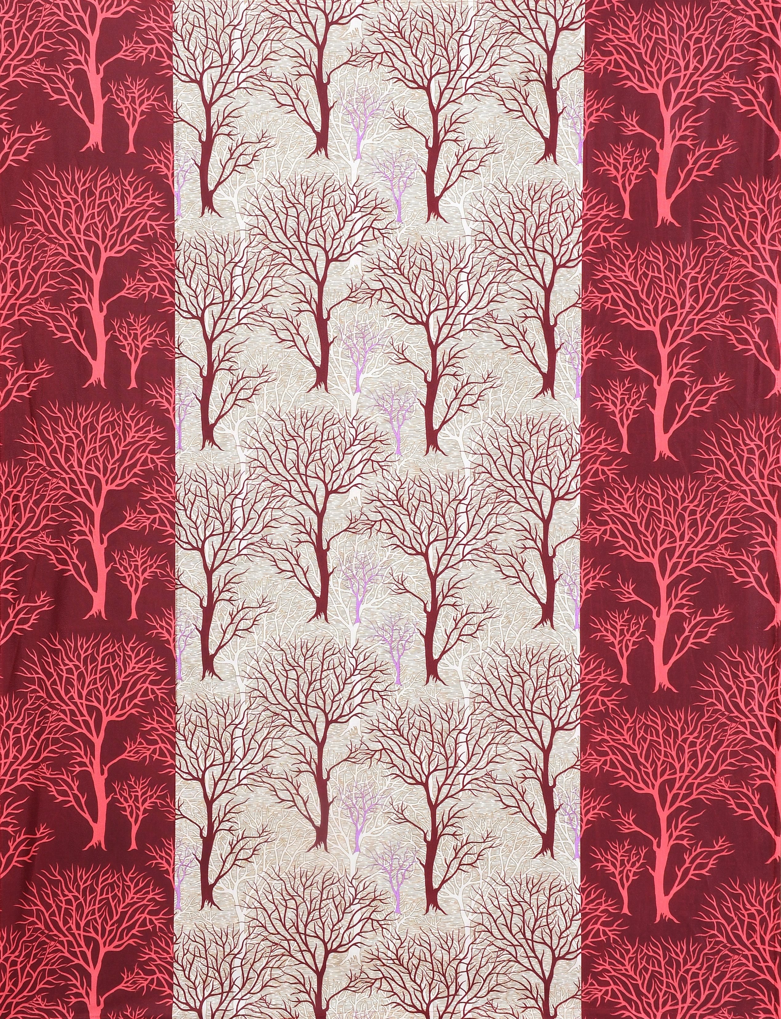 FABRIC-SUPRIMO-MAROON-LONG-TREE-5-MTR-01 Curtain Fabric