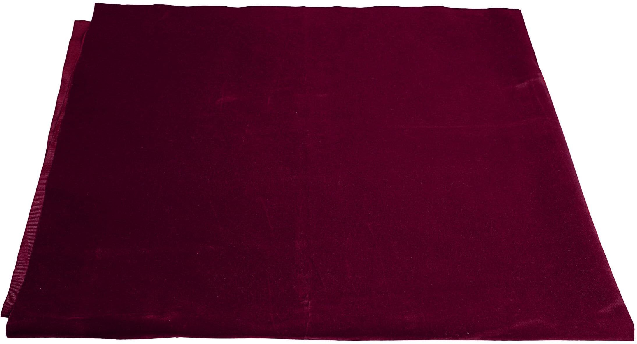 P_S MAROON VELVET 3 METER 1122 Curtain Fabric-image-30