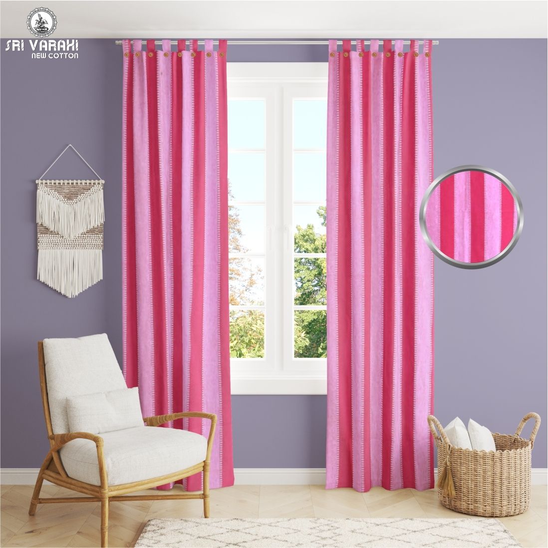 sri varahi new cotton CP_40 Curtain Fabric-picture-18