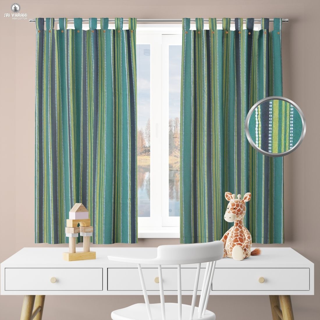 sri varahi new cotton CGYS_40 Curtain Fabric-picture-17