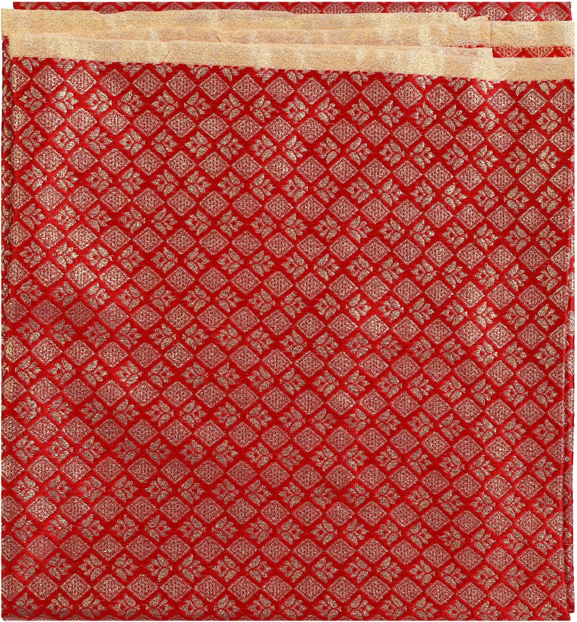 priyakant safawala P_S MAROON BROCADE 2 METER 1135 Curtain Fabric-picture-11
