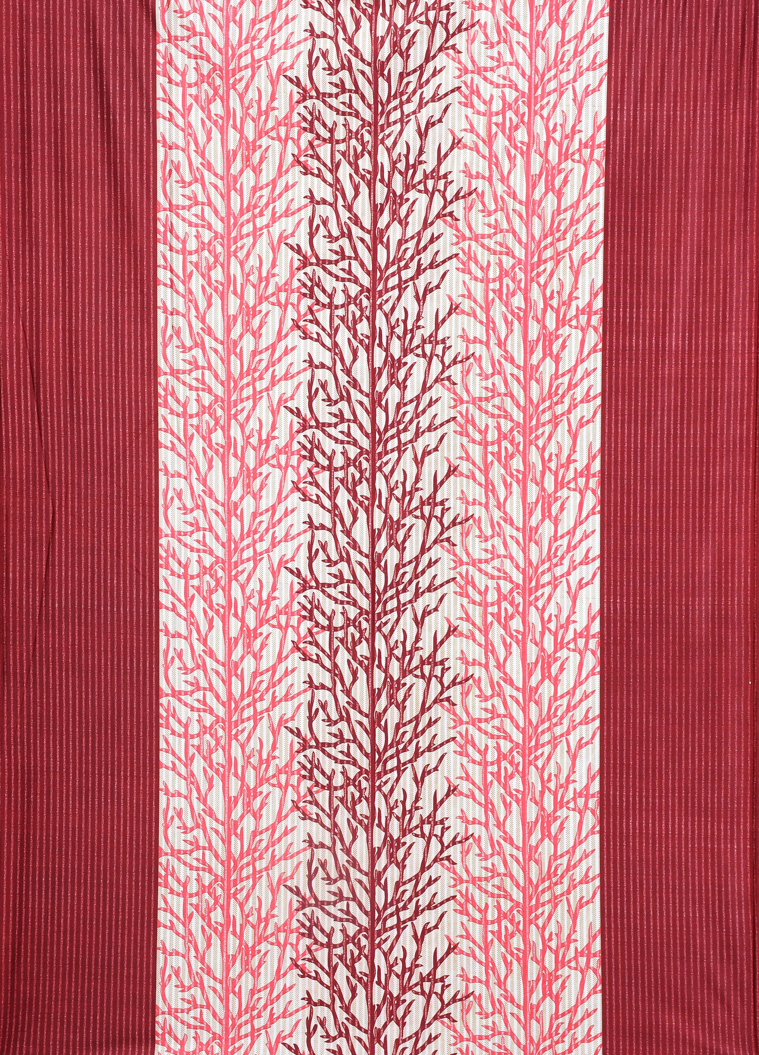 panipat textile hub FABRIC-SUPRIMO-MAROON-TREE-5-MTR-01 Curtain Fabric-picture-14