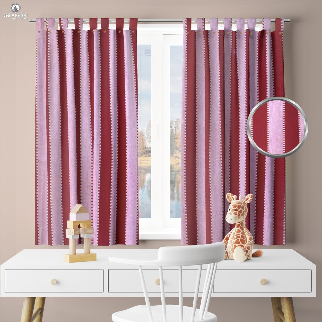 sri varahi new cotton CMBS_36 Curtain Fabric-picture-30