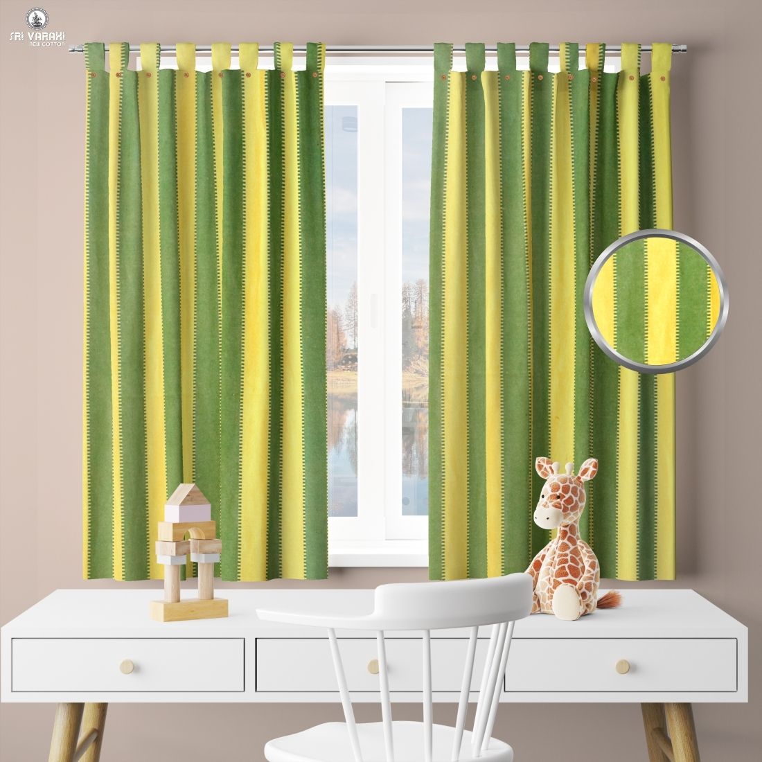 sri varahi new cotton CPMS_38 Curtain Fabric-picture-33