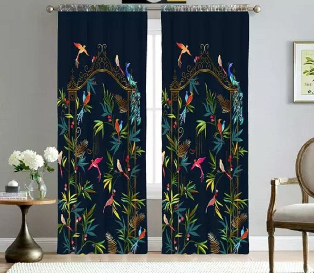 kanha home decor curtains Curtain Fabric-picture-42
