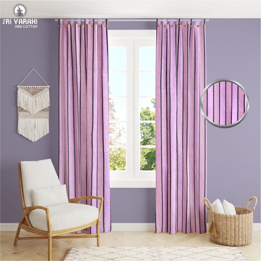 sri varahi new cotton CP_48 Curtain Fabric-picture-35