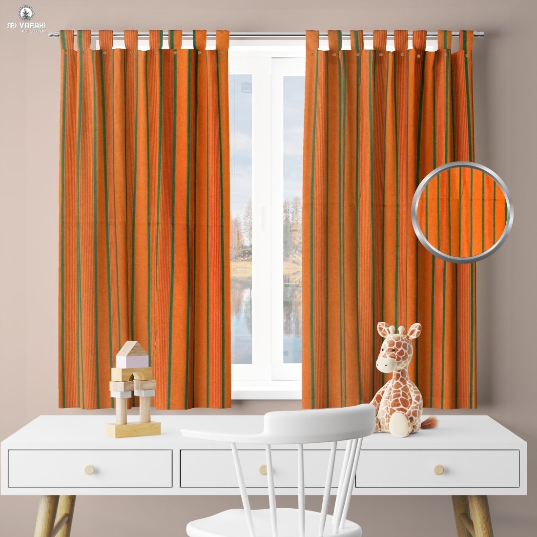 sri varahi new cotton COGS_30 Curtain Fabric-picture-22
