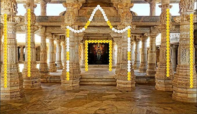 Temple Designed Digital Printed Backdrop Curtain Cloth Curtain Fabric-image-45